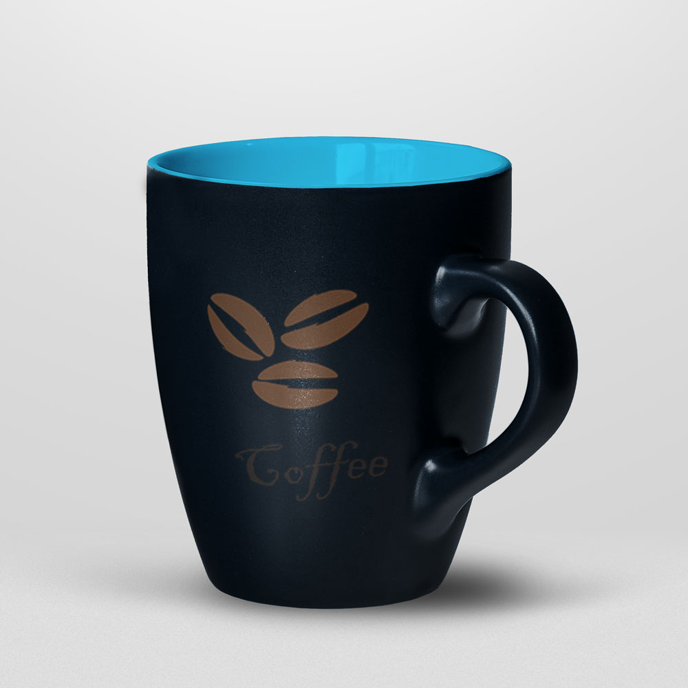 mug-blue mug blue